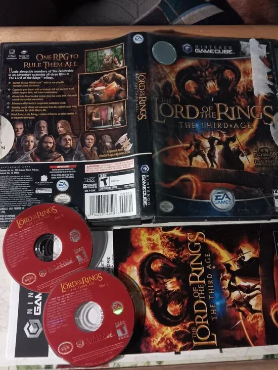 Lord of the Rings The Third Age Tested Nintendo Gamecube Video Game