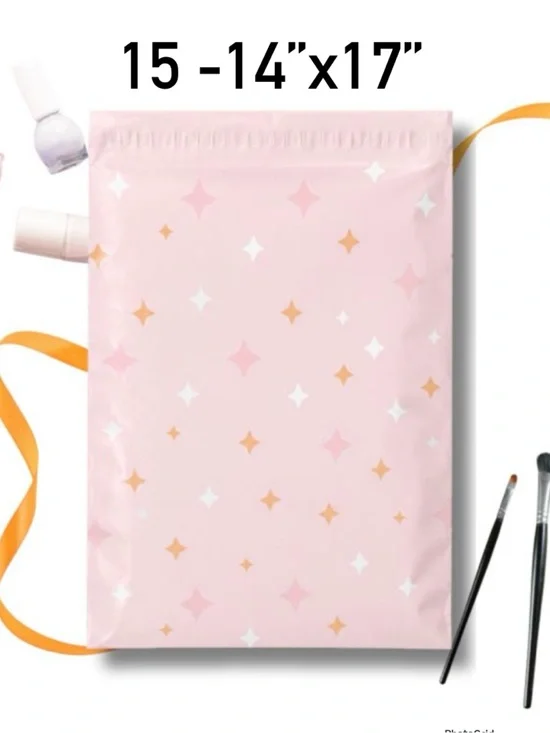 4/$20 -15 Multi-Star Poly Mailer 14”x17”