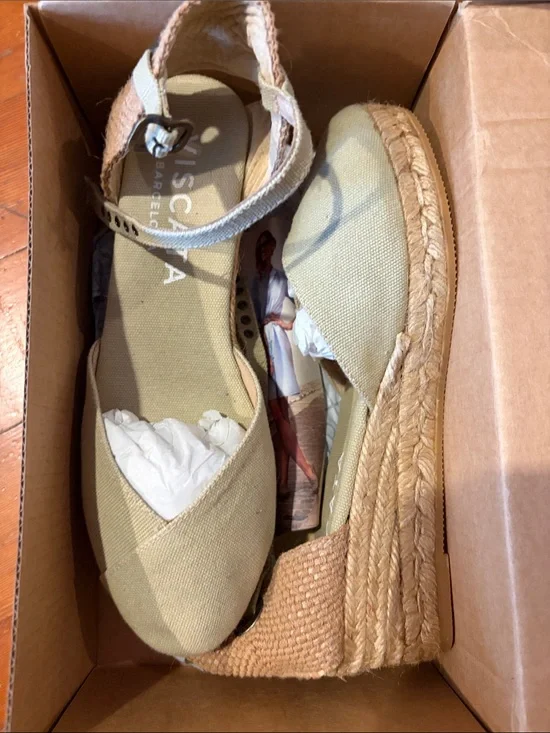 Viscata Barcelona Women’s Espadrilles — Natural Tan