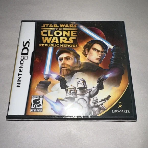 Star Wars: The Clone Wars Republic Heroes Nintendo DS 2009 Brand New Sealed CIB