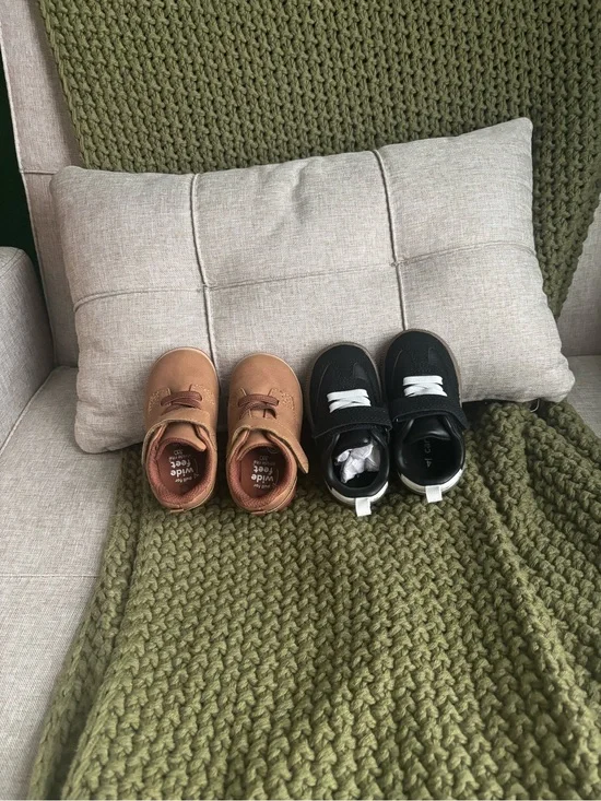 NWOT Stride Rite Toddler Shoes in Tan and carters shoes black 4t baby boy shoes