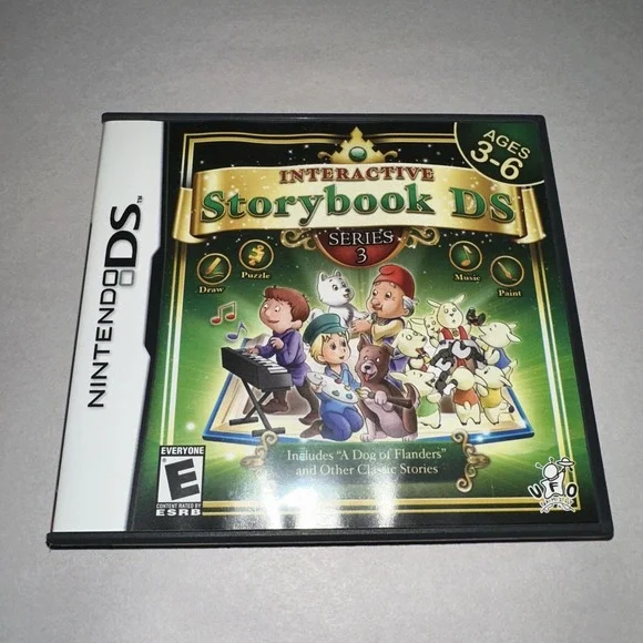 Interactive Storybook DS: Series 3 - (Nintendo DS, 2007) Complete CIB