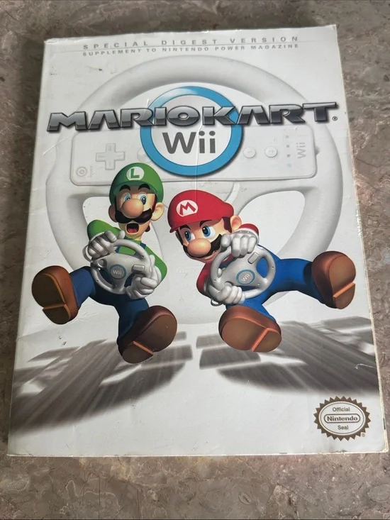 Mario Kart WII Prima Official Strategy Game Guide Nintendo paperback book
