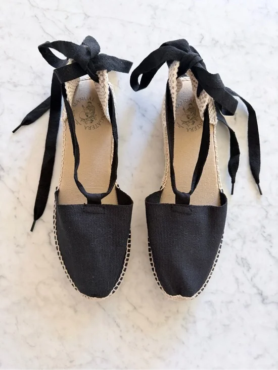 La Manual Alpargatera Espadrille Black