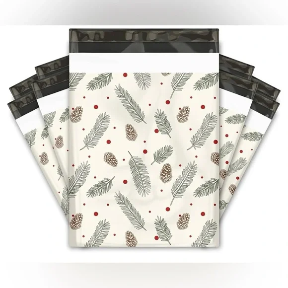 Christmas Pinecone 20 poly mailers size 10 x 13
