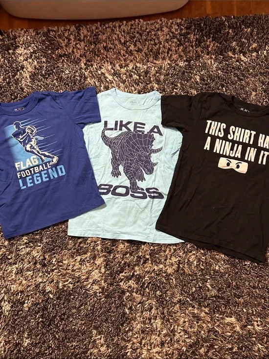 The Children's Place graphic t shirt bundle boys 7/8