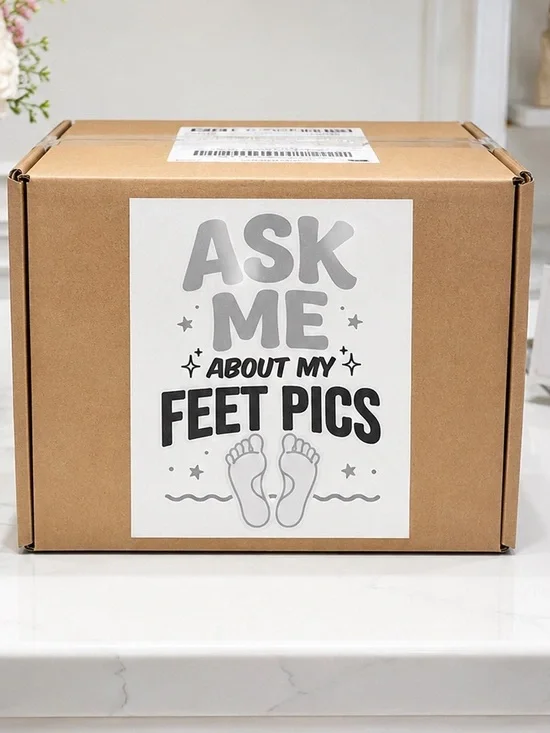 Feet Pics Funny Stickers-100ct.