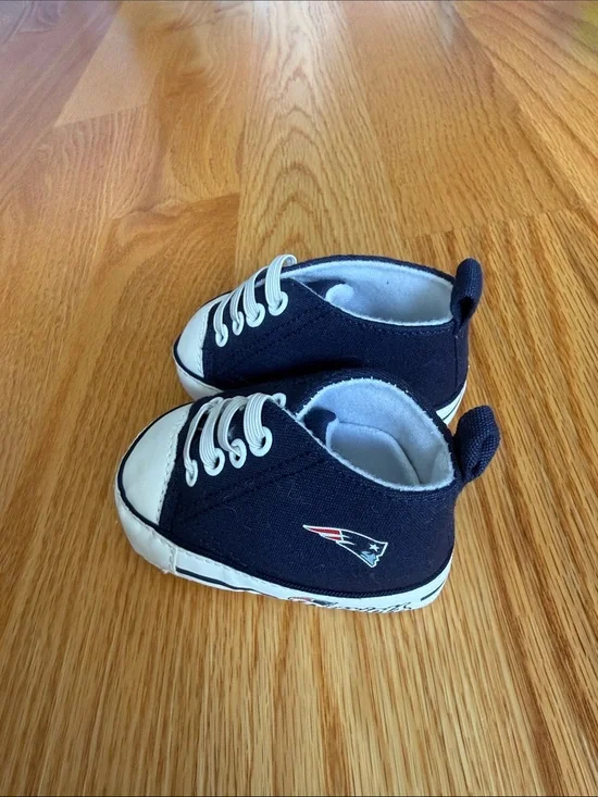 Infant Patriots Navy Canvas Sneakers