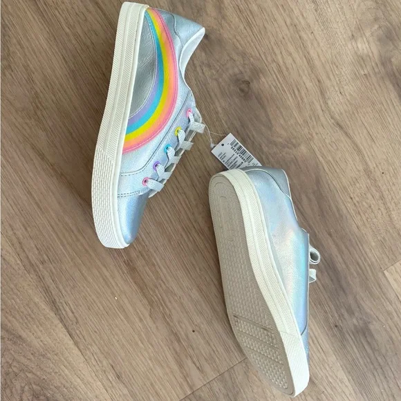- Child’s Place Rainbow shoes silver size 5
