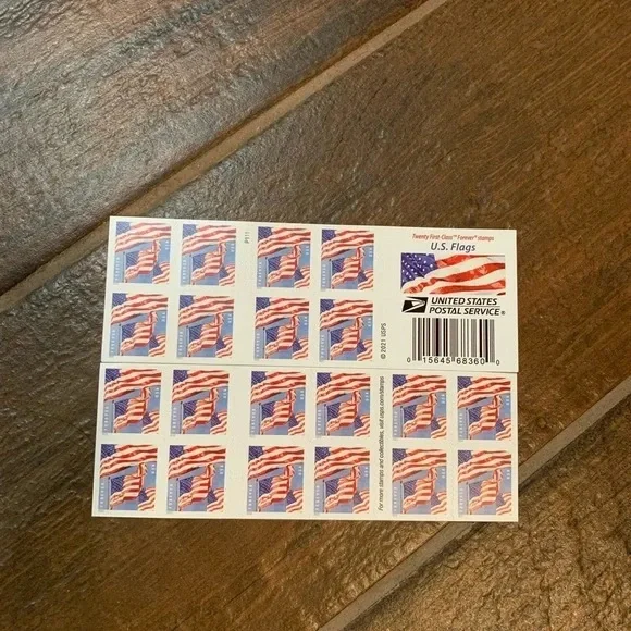 USPS 2022 National Flag Permanent Commemorative Stamps (500 pieces)