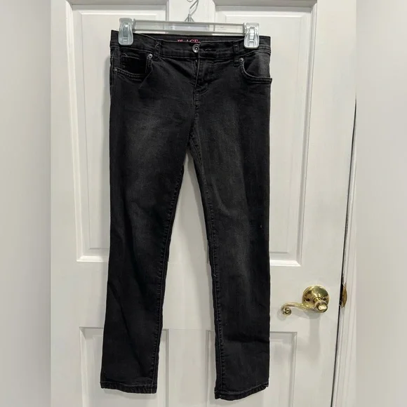 CHILDREN'S PLACE Black Denim Skinny Jeans SIZES 10 GIRLS Pre Loved EXCELLENT