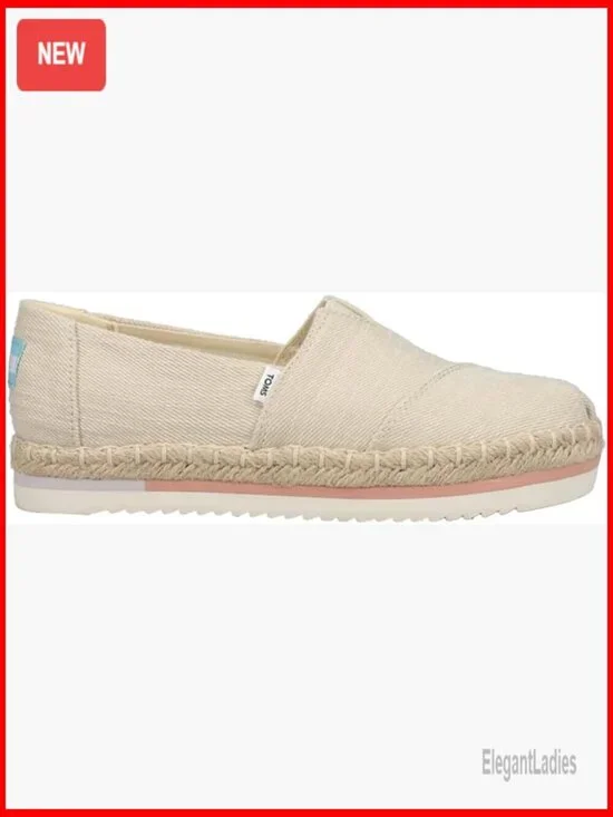 Platform Espadrille Loafers Size 11, Twill Fabric, OrthoLite Insoles
