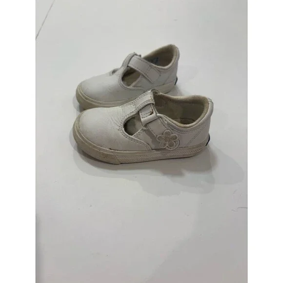 Keds Daphne Leather White Mary Jane Casual Shoes 4.5
