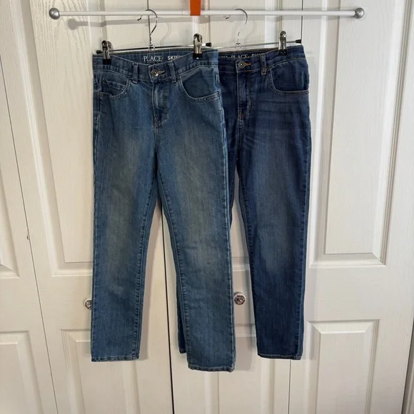 Children’s‎ Place lot of 2 blue jeans skinny size 10