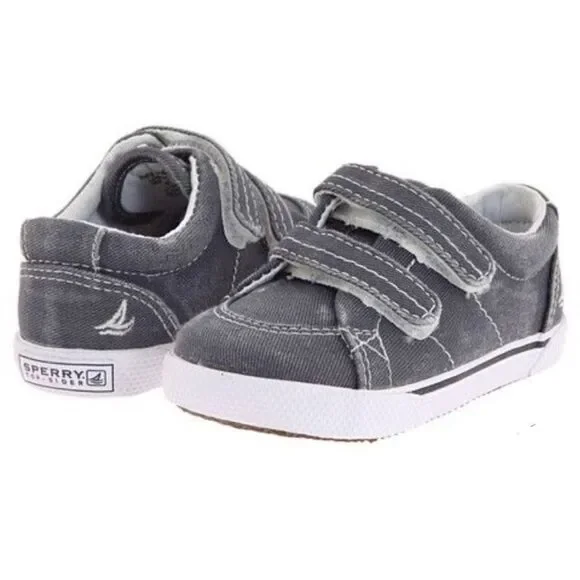Sperry Halyard H&L Velcro Crib Navy Shoes 3M New‎ in box