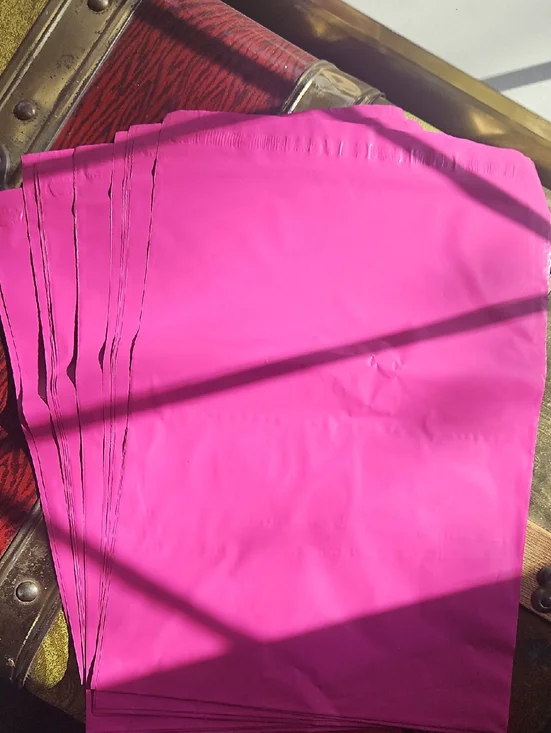 Hot Pink Poly Mailer Bags - 20 Pack NEW