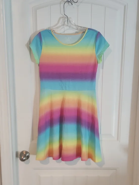 Girls Childrens Place Rainbow Dress