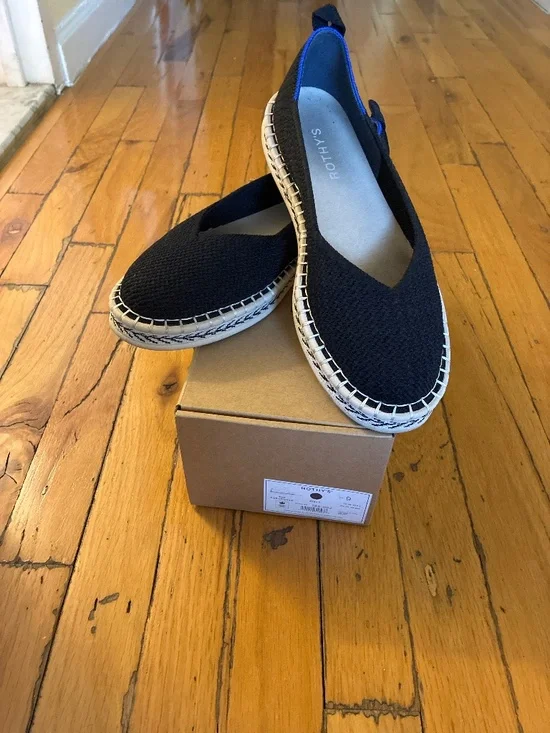 Rothy’s The Espadrille size 9 black