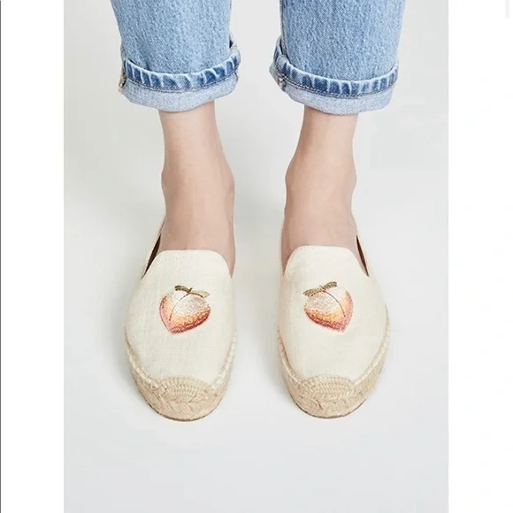 Soludos Peach Espadrilles