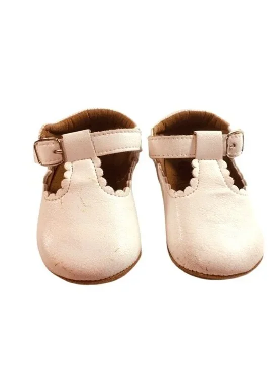 My ggpp Baby Soft Walking Shoes Mary Jane Style White Size 3