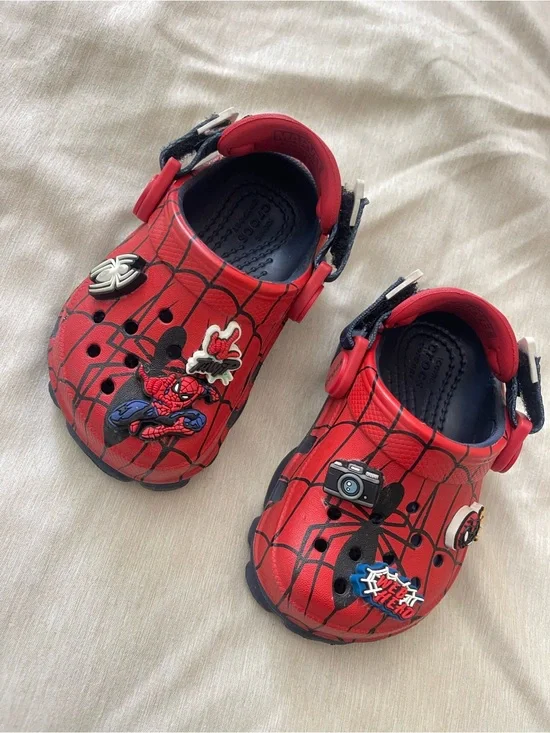 Toddler Spiderman Crocs 4C