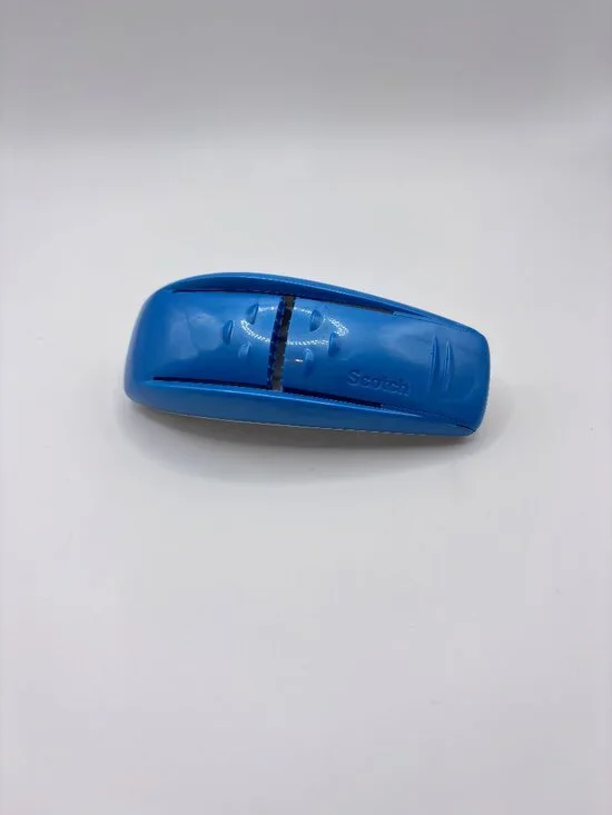 Blue Scotch Pop Up Tape Dispenser Wrist Hand Band Elastic Gift NO REFILL