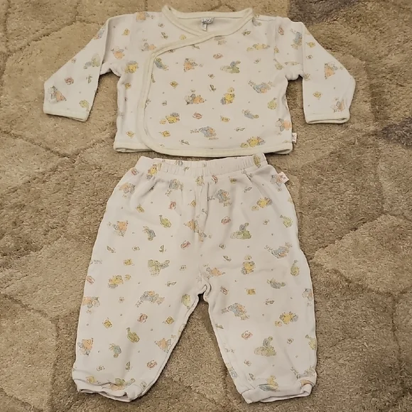 Vintage The Childrens Place Outfit Garden Print