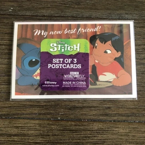 Disney: Stitch: set of 3 postcards