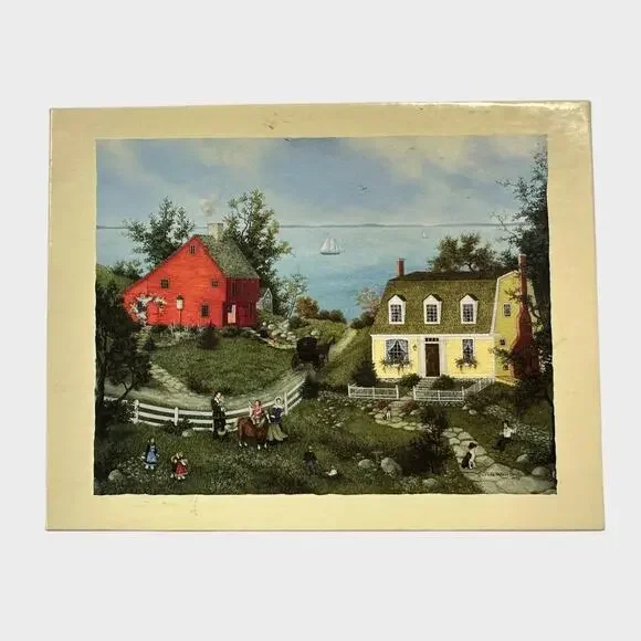 Lang Deluxe Notecards Old Stonington by Linda Nelson Stocks