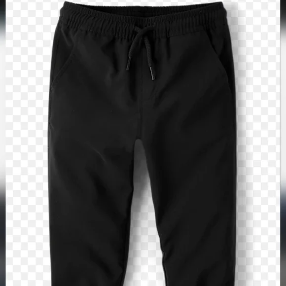 NWT Children's Place Size 5T Black Pull On Jogger Pants!