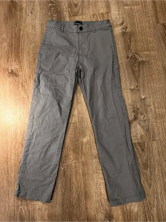 Children’s Place Gray Straight-Leg Pants