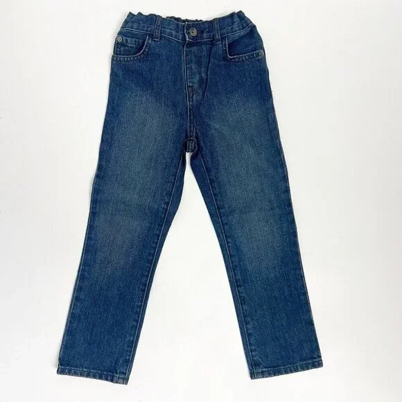 Blue Jeans Size 5T Skinny Medium Wash 100% Cotton The Childrens Place NWT