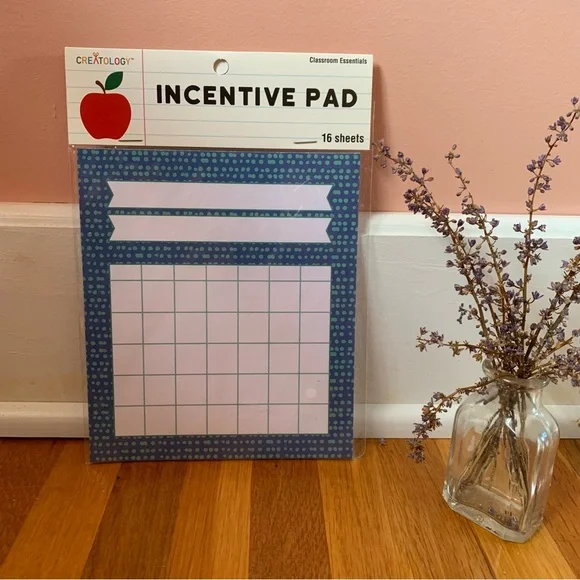 NEW Vintage Teacher's Stationery Incentive Pad for Reward System Sticker System