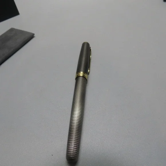 2001 PARKER‎ Sonnet U Sterling Silver 18K-750 Gold Nib Fountain Pen