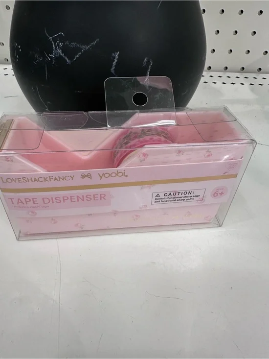LoveShackFancy Pink Floral Tape Dispenser
