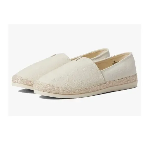 ESPIRIT Slip-On Espadrille Flats 8 Casual Summer Shoes Braided Jute Neutral NWOT