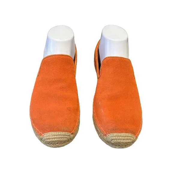 UGG Australia SANDRINNE II orange suede espadrille loafers 1016678‎ size US 7