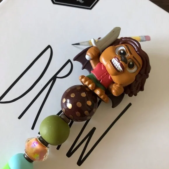 Disney Doorables: Onward: The Manticor handmade beaded pen