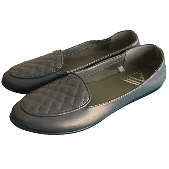Aerosoles NAVY BLUE Womens 8.5 Briella Ballet Flats Quilted Loafers Lightweight