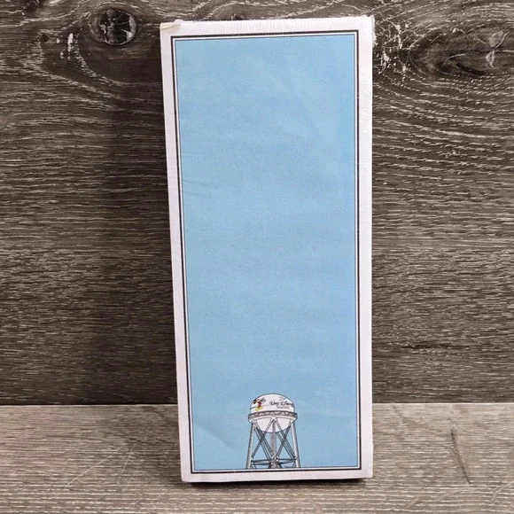 Walt Disney Studios notepad Water Tower Chunky Notepad Exclusive Blue 29020