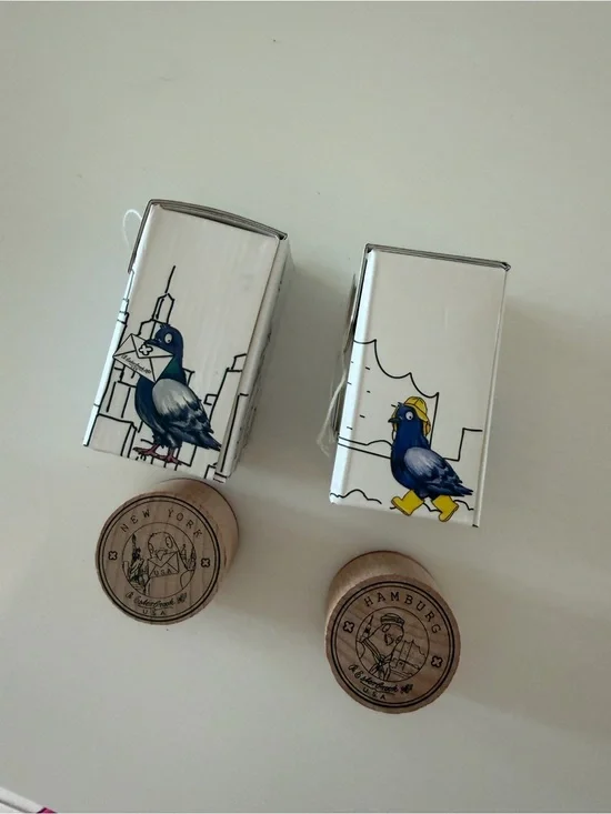 Esterbrook Pigeon Poop Ink and Stamps