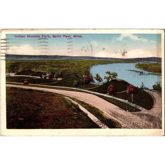 Vintage 1916‎ Indian Mounds Park Saint Paul Minnesota Postcard