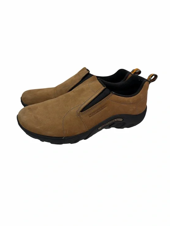 Merrell Jungle Leather Slip On Brown Nubuck Comfort Casual Walking Outdoor Size6