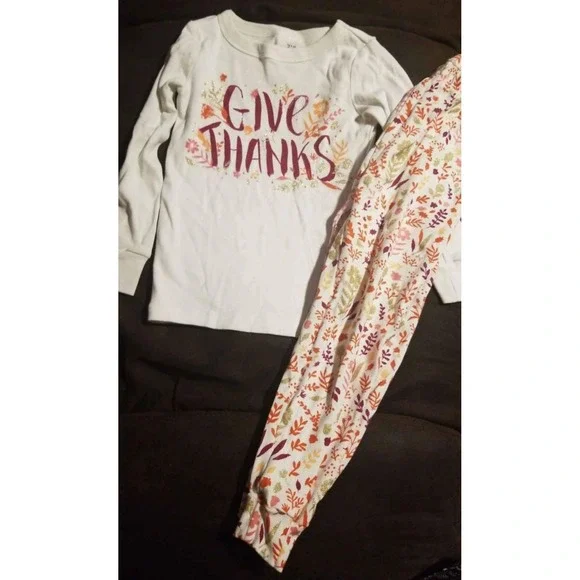 Gymboree gymmies give thanks pajamas Thanksgiving‎ fall size 5