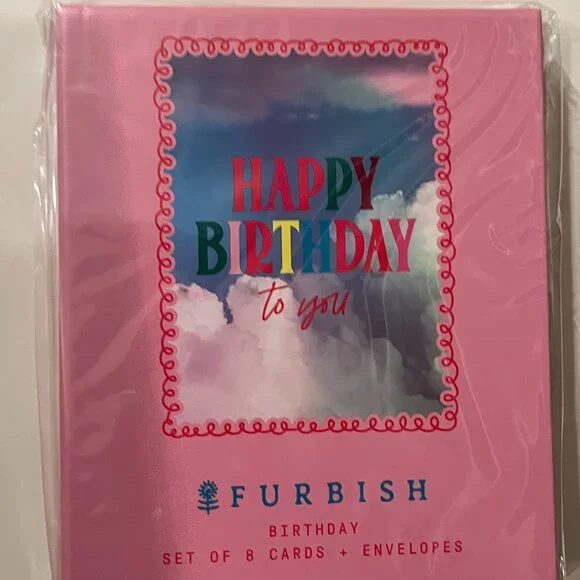 Birthday Cards -‎ TWO Boxes of Furbish Birthday Cards (NEW)