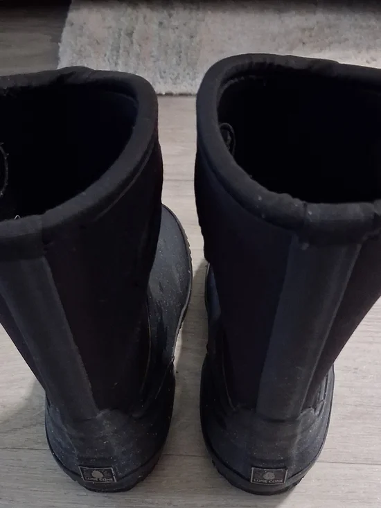 LONE CONE KIDS Black Neoprene Pull-On Rain/Snow Boot US Size 1
