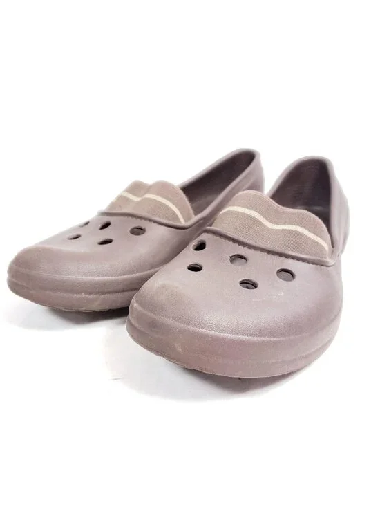 Crocs Juneau Slip On Loafer Womens Size 9 Brown