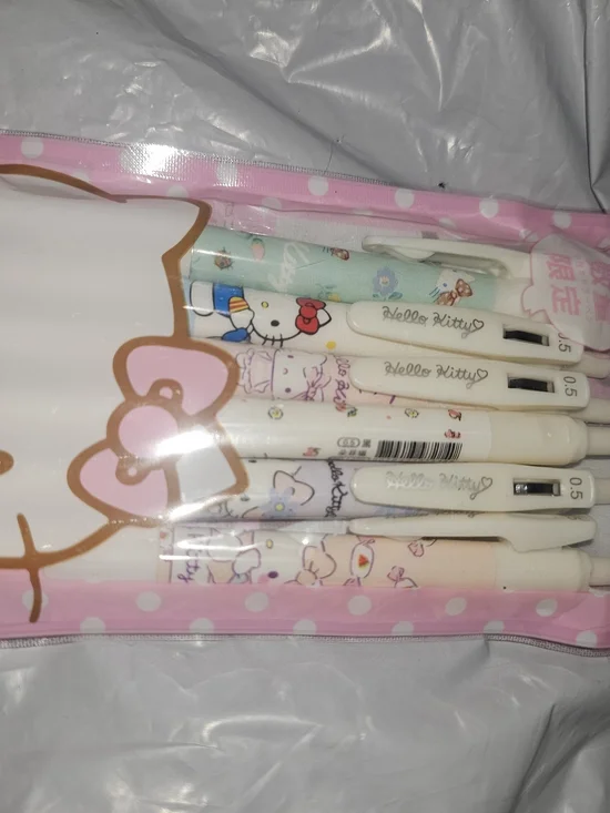 Hello Kitty Gel Pen Set - Pastel Character Design