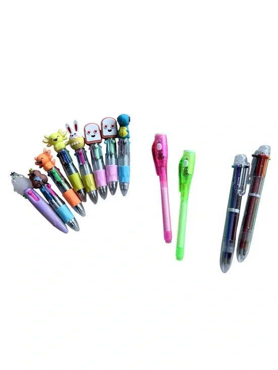 NEW Rainbow Pens + Invisible Pens with Light (G13)