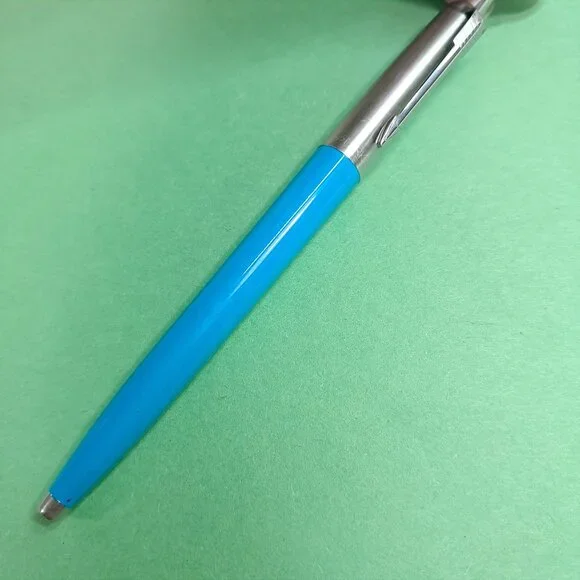 Parker‎ Jotter Pen teal blue turquoise Ballpoint magenta arrow Made UK  Vintage